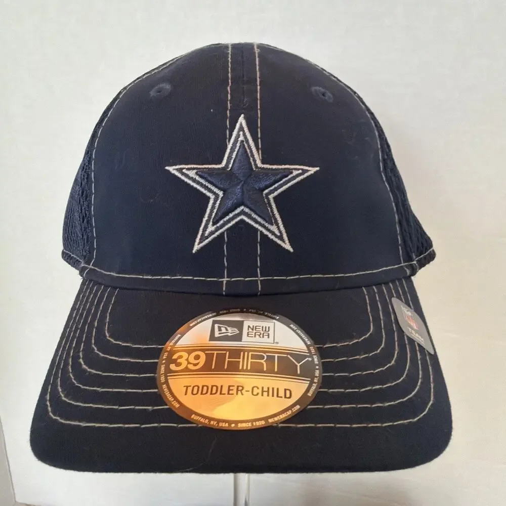 Dallas Cowboys NFL New Era Toddler Child 39THIRTY Navy Blue Flex Hat